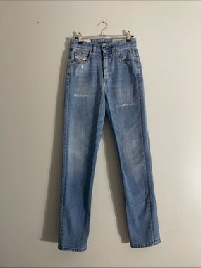 Diesel Light Blue Straight Jeans